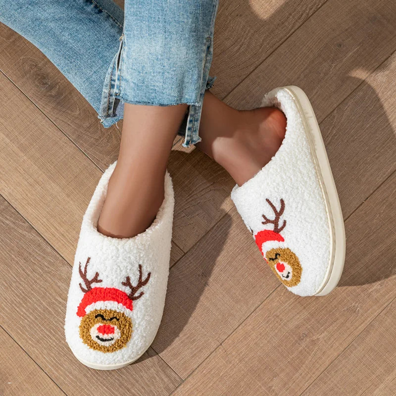 Snugmas Santa & Reindeer Slippers