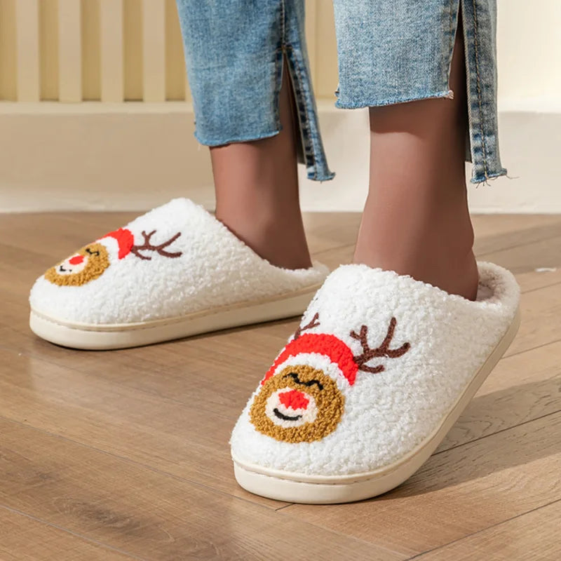 Snugmas Santa & Reindeer Slippers