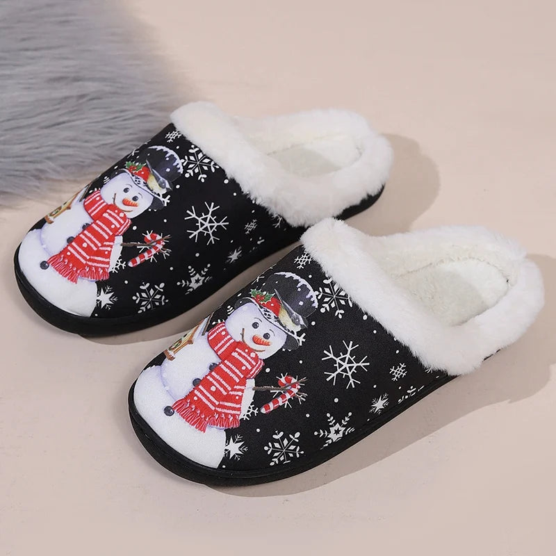 Snugmas Snowman Cozy Slippers