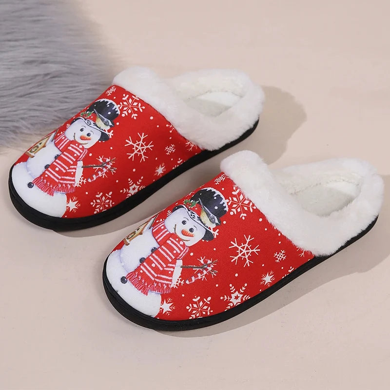 Snugmas Snowman Cozy Slippers