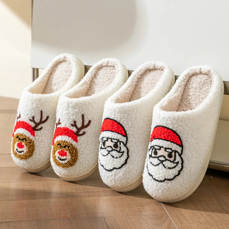 Snugmas Santa & Reindeer Slippers