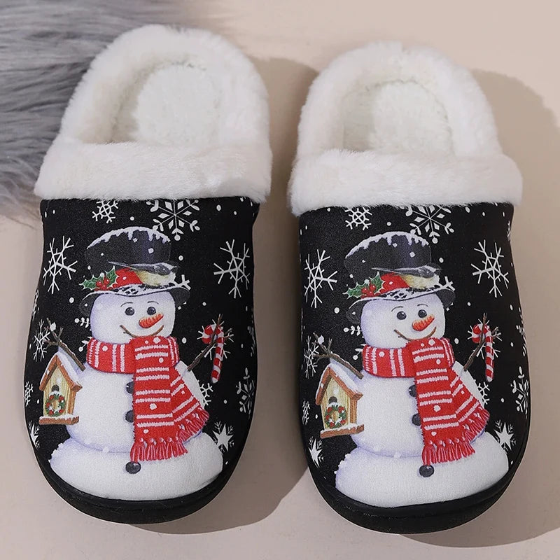 Snugmas Snowman Cozy Slippers